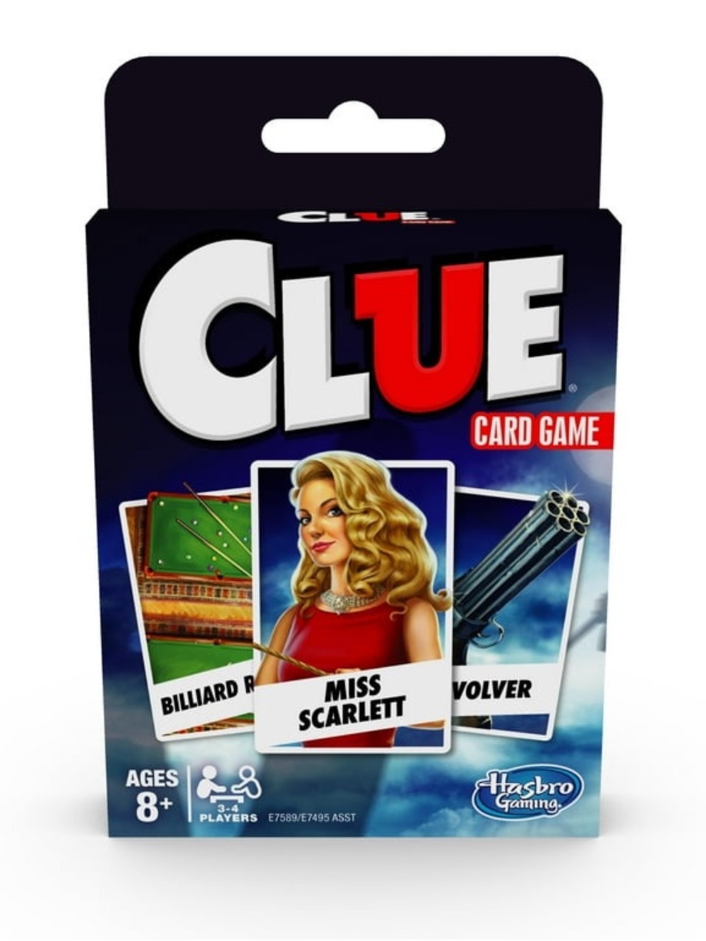 Hasbro Gaming Clue Card Game, 3-4 Player Strategy Game, Fun Summer Activities